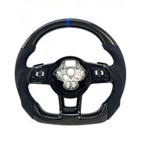 Sportliches Carbon-Lenkrad mit Perforiertem Leder für Volkswagen Golf 5 6 7 R MK5 MK6 MK7 GTI Polo Passat CC B8 B6