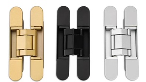 WL-bisagra oculta de aleación de <span class=keywords><strong>Zinc</strong></span>, bisagra Invisible ajustable 3D de alta resistencia, bisagras de puerta de madera oculta - Product Image 4