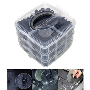 625 pièces/boîte – Clips de fixation pour voiture, attaches mixtes, rivets de panneau de porte, rivets de pare-chocs, rivets à pression pour capot moteur - Product Image 4