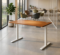 D-1SU21 Cadre de bureau électrique intelligent à double moteur, abordable, réglable en hauteur, pour tables assis-debout de bureau