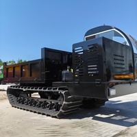Camion benne chenillée multifonctionnel tout-terrain pour vergers et montagnes, 6 tonnes, moteur diesel, moment de charge élevé
