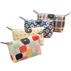 Women's Custom Logo Nylon <b>Makeup</b> for Mini Travel Cosmetic Bags with Printing for Toiletry Portable Storage <b>Case</b> - Product Image 3