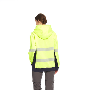 Hoodies réfléchissants <span class=keywords><strong>travail</strong></span> <span class=keywords><strong>de</strong></span> sécurité Fr vêtements Construction <span class=keywords><strong>de</strong></span> routes autoroute vêtements <span class=keywords><strong>de</strong></span> <span class=keywords><strong>travail</strong></span> unisexe haute visibilité résistant au feu - Product Image 5