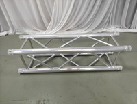 Estructura de Iluminación para Escenario de 40*40 pies, Plegable, Negra, de Metal y Aluminio, para Altavoces Line Array, DJ, Eventos