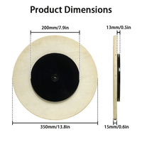 Support en bois rotatif pour figurines Tonie, diamètre 35 cm, en contreplaqué non fini, aimants inclus.