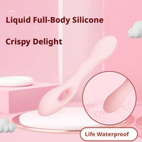 Masseur vibrant G-Spot rechargeable USB OEM en gros, vibromasseur en silicone à charge magnétique 7 fréquences 145g