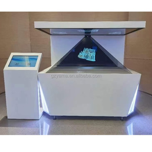Vitrine d'affichage holographique 3D <span class=keywords><strong>pyramide</strong></span> à 270 degrés de 42 pouces, construction métallique - Product Image 5