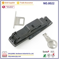 Serrure à clé en alliage de zinc 8022 pour bagages, accessoires de quincaillerie pour valises et étuis de voyage