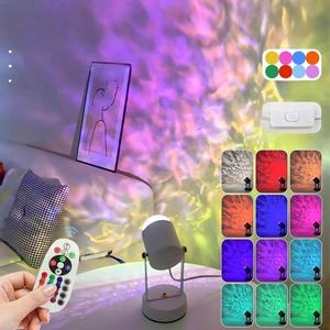 Динамическая лампа-имитация водной ряби для помещений и улицы, рождественская, IP44, напольная, для фотосъемки, создающая атмосферу заката - Product Image 6