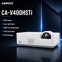 Projecteur à courte focale CAAVITS OEM 0.495 4000 Lumens 1080p DLP Laser Intelligent pour salles de conférence Fabricant de projecteurs