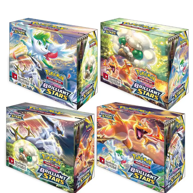 Poke mons TCG Lost Origins 360 Stück/Schachtel Brilliants Stars Booster-Vorführschachtel Großhandel Poke mon Collection Spiel Handelskarten Spielzeug