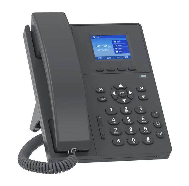 High-Performance Enterprise  Hotel IP Phone with Color Display&Wifi Function