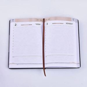 A5 PU Leather Planner Notebook with Card Slot & Magnetic Closure, Business Journal for Office - Product Image 6