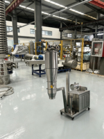 QINNY Nouveau Convoyeur à Vide à Circuit Fermé en Acier Inoxydable à Vitesse Réglable pour Déchets Miniers Toxiques, Écologique et Métallurgique