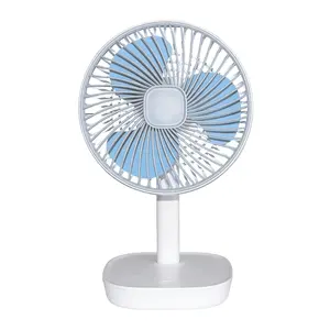 2023 Rechargeable Usb Portable Mini Fan With Battery Standing Plastic Table Cooler Fan