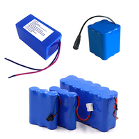 Baterai Li-polymer Lithium Ion Polymer 12.6V 10Ah 18650 LiFePO4 Isi Ulang 1C Discharge