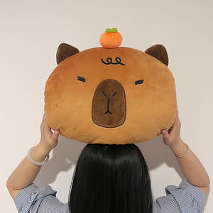 卸売2-in-1カピバラ枕ぬいぐるみバースデーギフトノットカピバラハンドウォーマー - Product Image 4