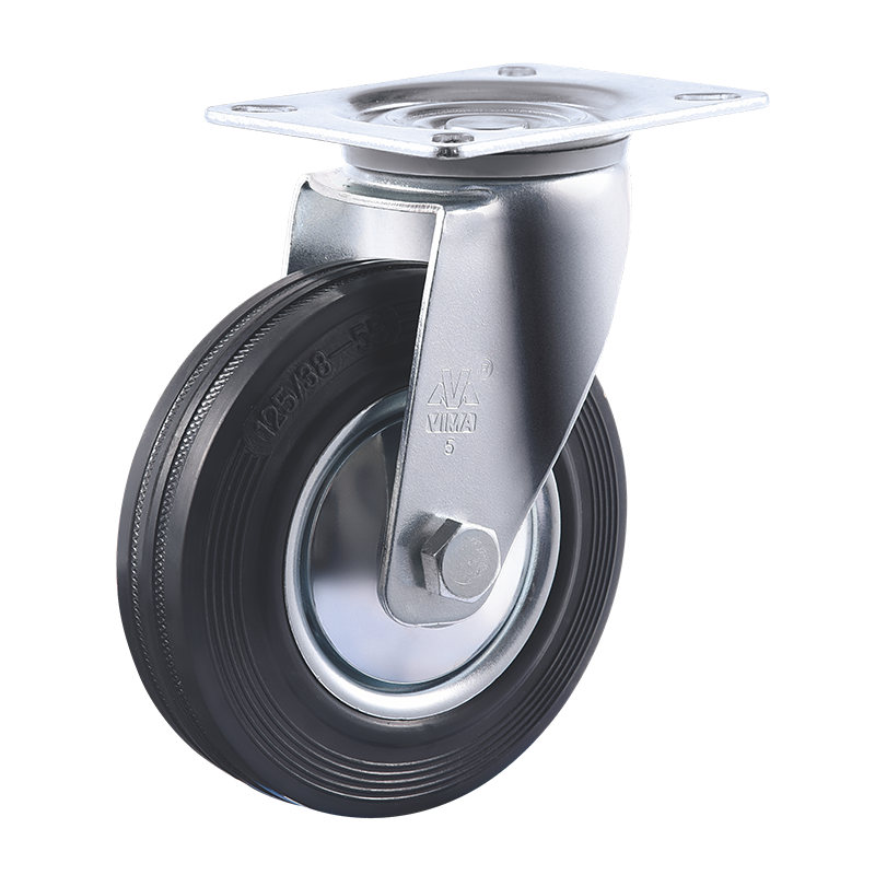 4 5 6 8 Inch PU Swivel Caster Wheels Heavy Duty Rubber PU PP TPR Castors for Industry Workbench Trolley Industrial Equipment