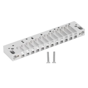 Peigne <span class=keywords><strong>Harmonica</strong></span> Partie <span class=keywords><strong>12</strong></span> <span class=keywords><strong>Trous</strong></span> Échelle <span class=keywords><strong>Chromatique</strong></span> Peigne Argent Givré Léger pour <span class=keywords><strong>HOHNER</strong></span> 270D - Product Image 1