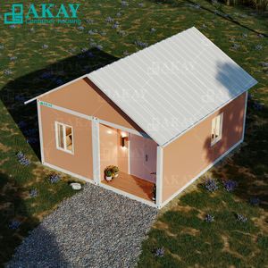 Maisons préfabriquées en conteneurs <span class=keywords><strong>de</strong></span> style <span class=keywords><strong>campagne</strong></span> et ville, construction rapide, deux chambres, couleur orange - Product Image 3