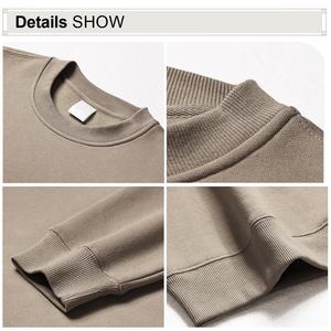 Bán Buôn Chất Lượng Cao Tùy Chỉnh 350G Heavyweight Unisex Crew Cổ Đồng Bằng Lông Cừu Áo - Product Image 4