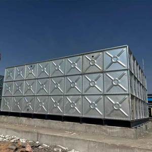 Réservoir de piscine en stock galvanisé à chaud Réservoir d'eau en acier galvanisé Réservoir de panneau HDG - Product Image 5