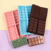POLY CARBONATE PLASTIQUE DUBAÏ TABLETTE DE CHOCOLAT SILICIUM MOULE SILICIUM