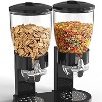 Distributeur de céréales et de bonbons indispensable pour cuisine et comptoir, idéal pour riz et noix - Nouveauté très demandée