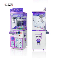 Machine à griffes pour poupées avec des prix excitants et un jeu de poussée de pièces pour enfants, Nouveauté