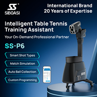 Siboasi P6 Nouveau Robot professionnel de machine de tir de tennis de table Robot d'entraînement de ping-pong Vente directe d'usine