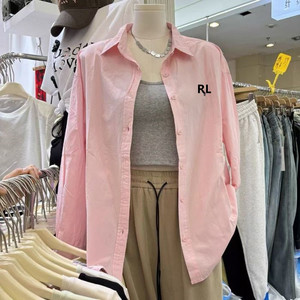 Camicetta da <span class=keywords><strong>donna</strong></span> in puro <span class=keywords><strong>cotone</strong></span> ricamata in stile francese RL, cappotto/top da <span class=keywords><strong>donna</strong></span> aperto con bottoni primavera/estate, camicia da <span class=keywords><strong>donna</strong></span> # RL-178 - Product Image 1