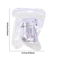 Kit de tamponnage pour nail art 3-en-1 en silicone transparent avec plaque de tamponnage et racloir à ongles – Outil de manucure DIY