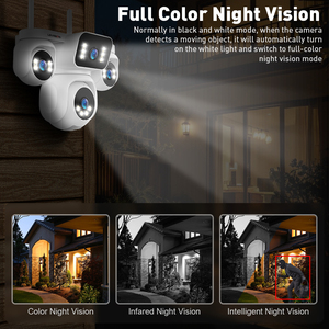 LS tầm nhìn bốn màn hình ngoài trời Wifi máy ảnh 20MP 4 ống kính 16X Zoom PTZ an ninh nhà cam ai theo dõi con người giám sát CCTV <span class=keywords><strong>Camera</strong></span> - Product Image 6