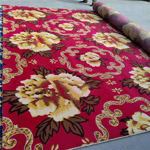 Wilton Wall-to-wall Luxury Jacquard Printed 4m Cut Pile Plush Wall-to-Wall Carpet Custom Machine-Made Polypropylene for Home - Product Image 2