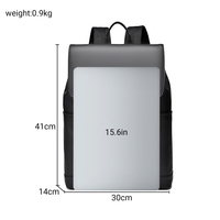 Sac à dos antivol pour ordinateur portable professionnel, étanche, avec logo personnalisé, idéal pour les voyages, l'université, l'école, sac d'ordinateur de luxe avec port USB de charge