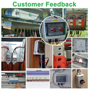 CNLonQcom kotak kombinasi PV surya DC 500V 6 In 2 Out 6 String IP65 tahan air kotak sambungan untuk sistem surya - Product Image 5