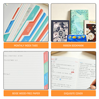 Agenda hebdomadaire et mensuel OEM Premium 2027 en anglais, français et espagnol, carnet de notes avec couverture en PU, journal avec LOGO