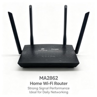 Router WiFi 6 MA2862 AX1800 Dual Band Gigabit Mesh Penguat Sinyal Tembus Dinding untuk Villa