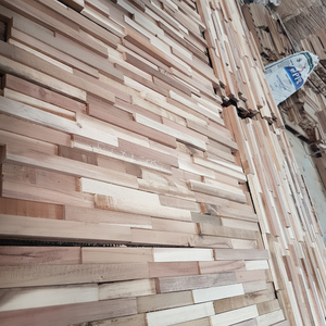 Planches de bois lattes 3d panneaux muraux D'acacia - Product Image 1