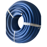 Tuyau en caoutchouc EPDM bleu et blanc de qualité alimentaire Scomera avec raccord rapide pour l'eau, le lait, la bière, etc. Vente directe d'usine