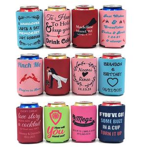Manchon isotherme pliable en néoprène standard de 12 oz pour canette de bière - Product Image 3