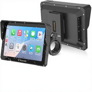 Мотоциклетный <span class=keywords><strong>GPS</strong></span>-навигатор Carpuride W702S PRO с беспроводным CarPlay и Android Auto, умный дисплей для мотоцикла, навигация, Wi-Fi, Bluetooth - Product Image 1