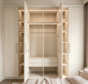 Armoires sur mesure haut de gamme, Ensemble de meubles de chambre de luxe, Meubles de chambre de luxe, Vestiaire de villa sur mesure - Product Image 4