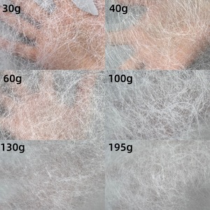 Huiming Nonwoven Fabric 150cm Width 30gsm Airflow Spun Long Fiber <b>Silver</b> Coarse Fiber <b>Cloth</b> - Product Image 4