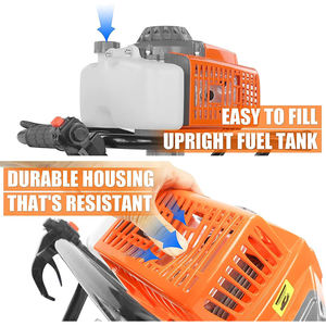 Giardino utilizzare 68CC 2 tempi alimentati a Gas coclea Post recinzione scavatrice con trivello a benzina trivella da 4 "8" 12 "trivella - Product Image 3