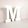 Lettre M en bois - découpes d'alphabet anglais en majuscules pour travaux d'art et d'artisanat, décoration intérieure, projets scolaires et création - Product Image 2