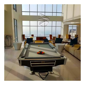 Bàn bida Mỹ 9 bóng với khung siêu dày với san lấp mặt bằng đá phiến - Product Image 1