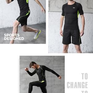 Pantalones Cortos Deportivos Elásticos para Hombre, Compresivos, de Secado Rápido, Transpirables, Ecológicos, para Gimnasio, Fitness y Deportes, Venta al Por Mayor - Product Image 5