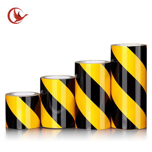 Ruban adhésif de sécurité réfléchissant en PVC pour voitures, camions et ambulances – Produit adhésif pour autoroute en papier et <span class=keywords><strong>film</strong></span> - Product Image 1
