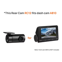 Caméra embarquée 70 Mai IPS 4K avant et arrière avec WiFi, GPS, vision nocturne, angle de 150°, stockage EMMC intégré, batterie 12-24V 500mAh